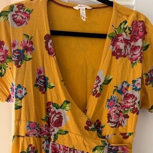 Matilda Jane Mustard and Burgundy Dress